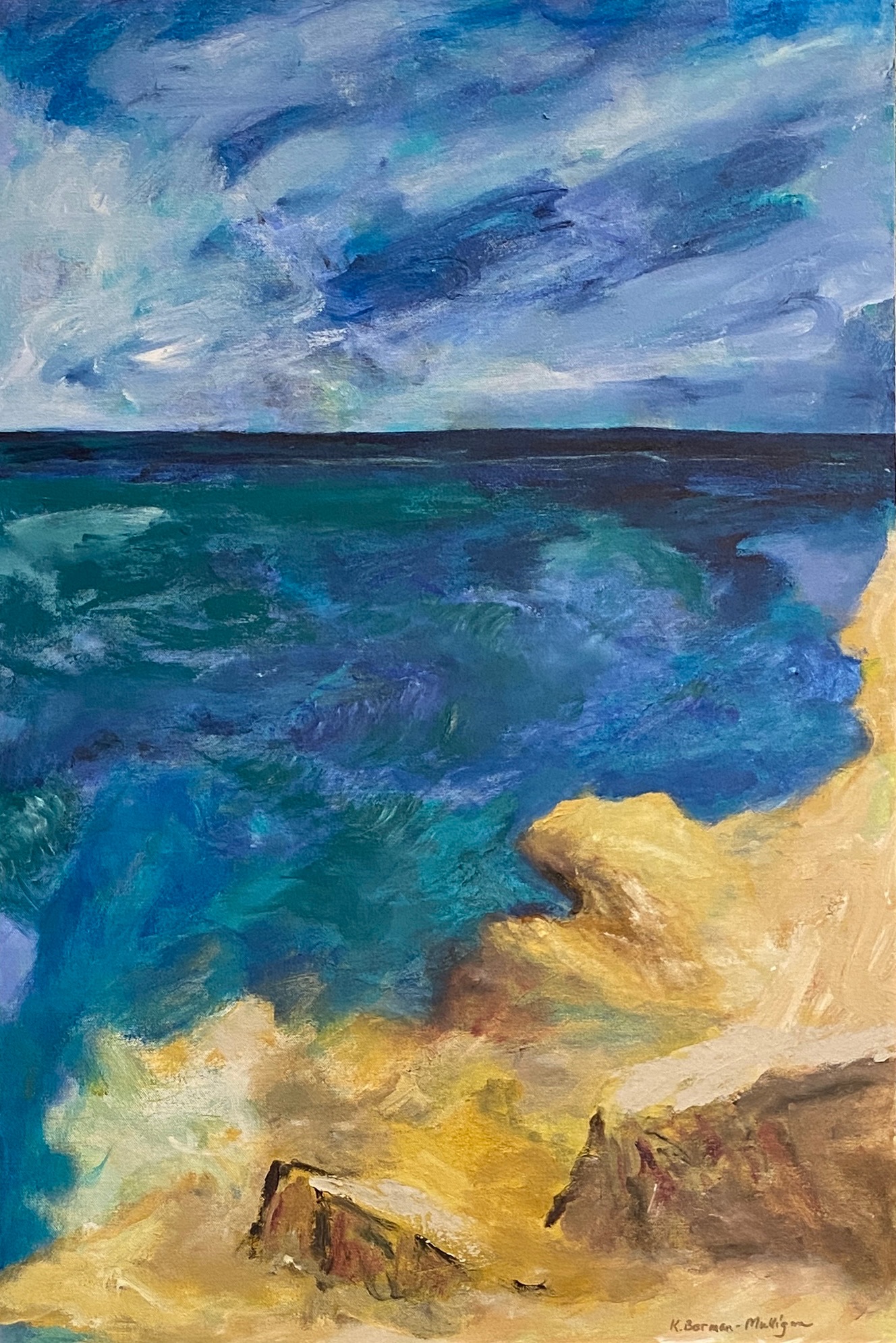 acrylic painting on canvas